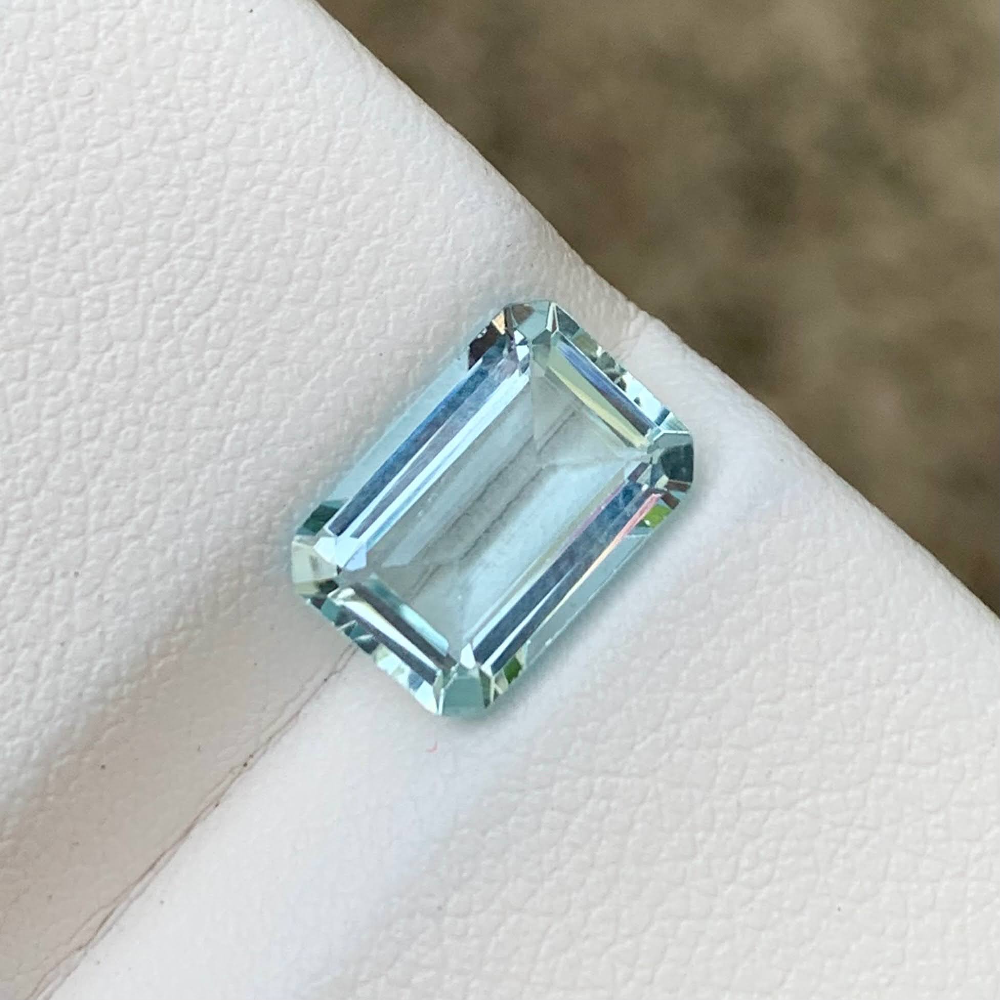 2.45ct Light Blue Aquamarine Emerald
