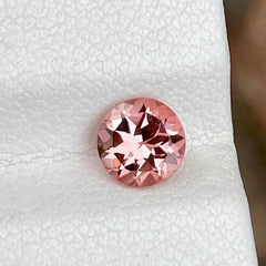 0.85 Carat Pink Tourmaline Round Cut