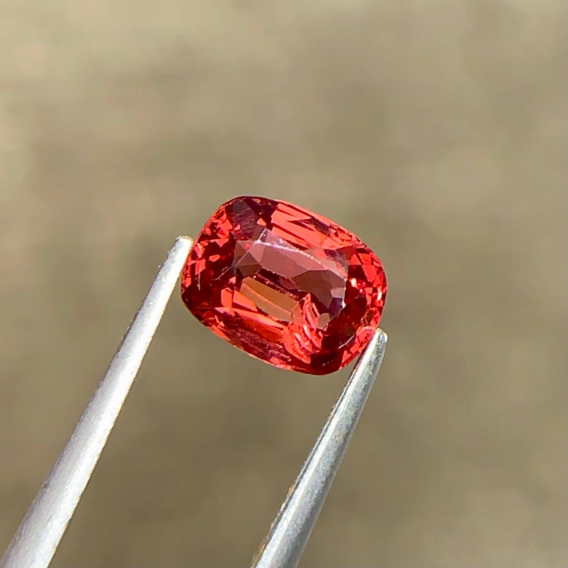  1.15Ct Orange Red Spinel