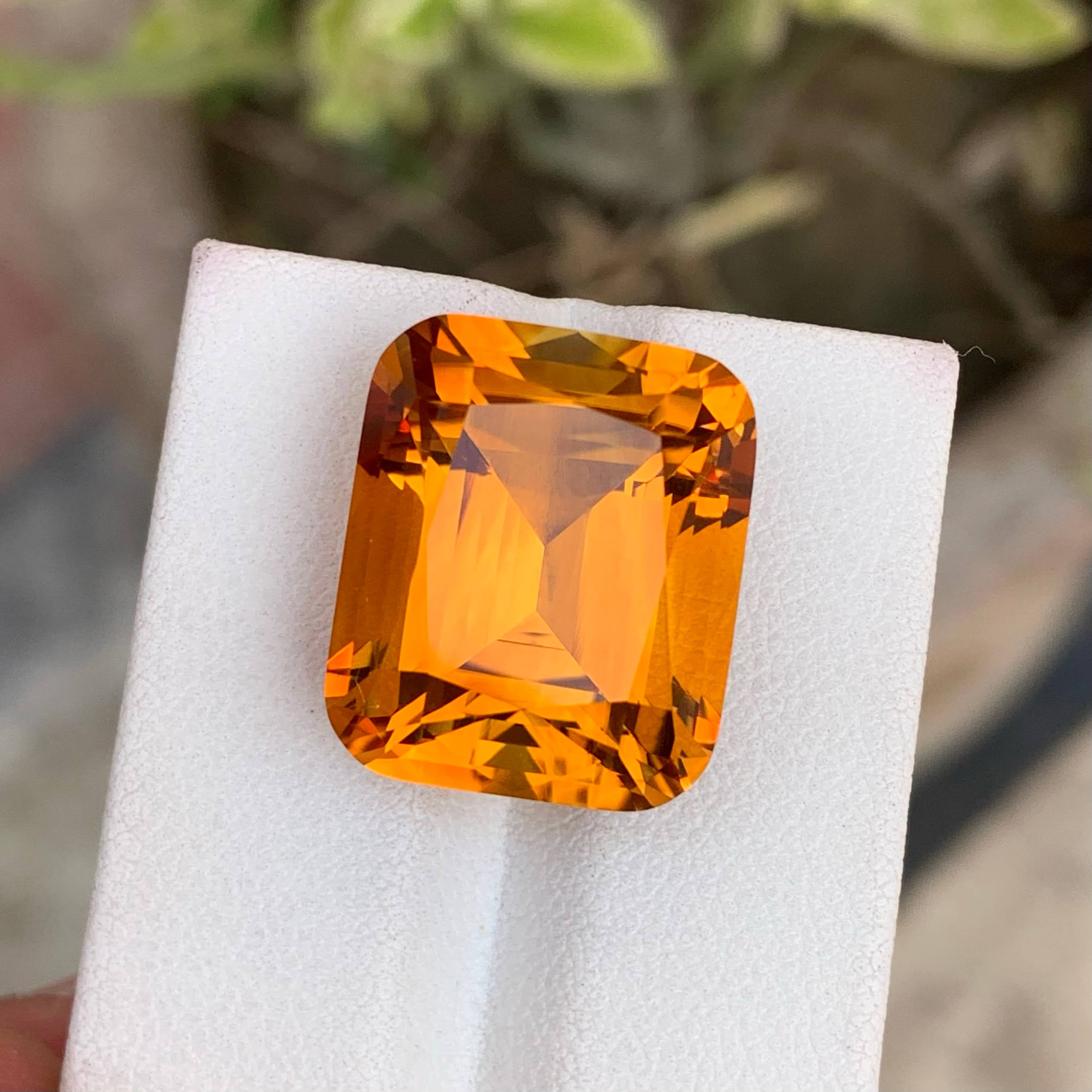 21.70Ct Mandarin Citrine