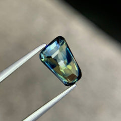 1.53 Ct Teal Sapphire Irregular Shape