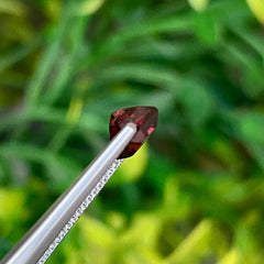 1.40 Carats Deep Red Garnet Stone
