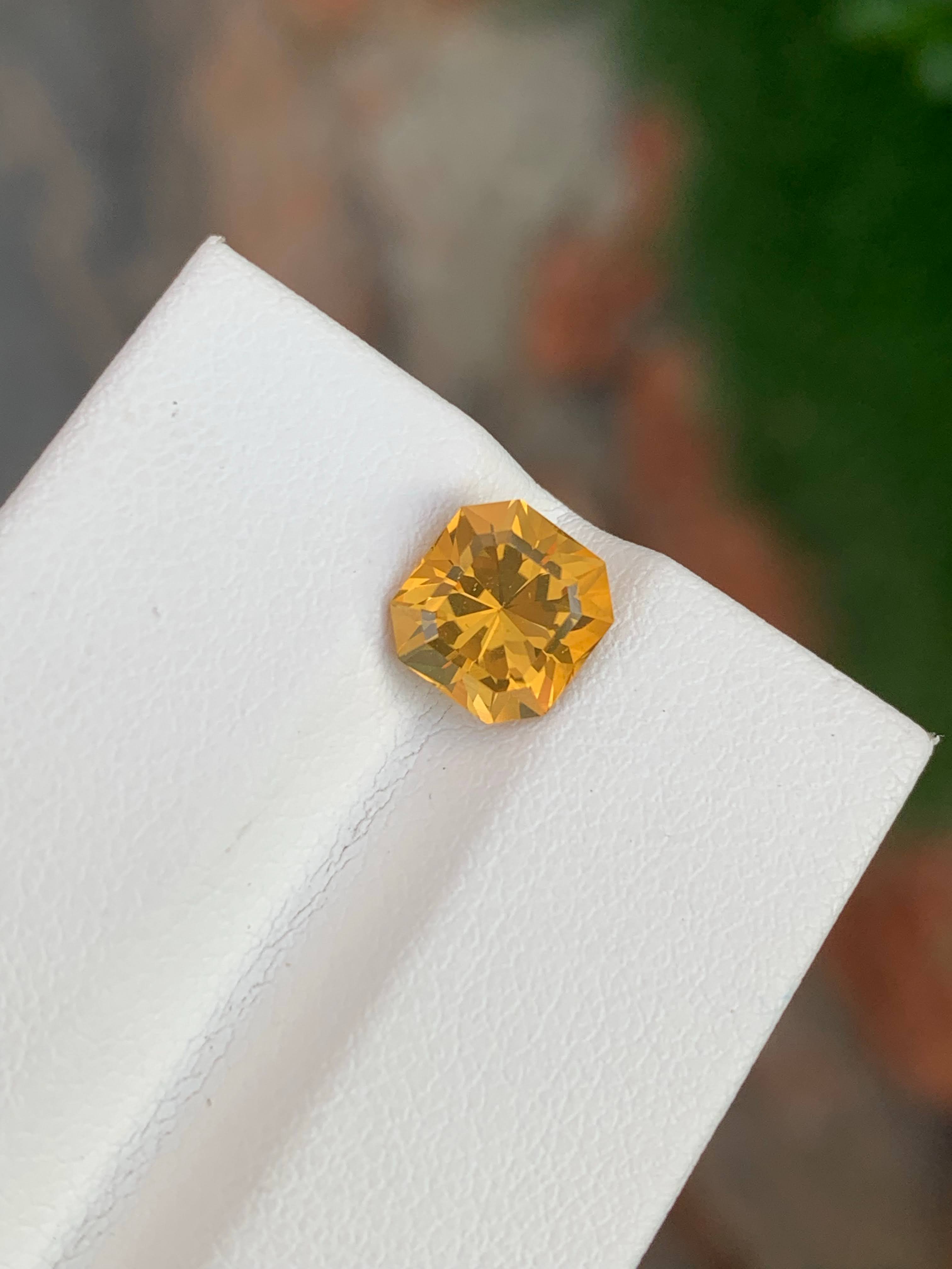 1.80 Carats Custom Precision Citrine