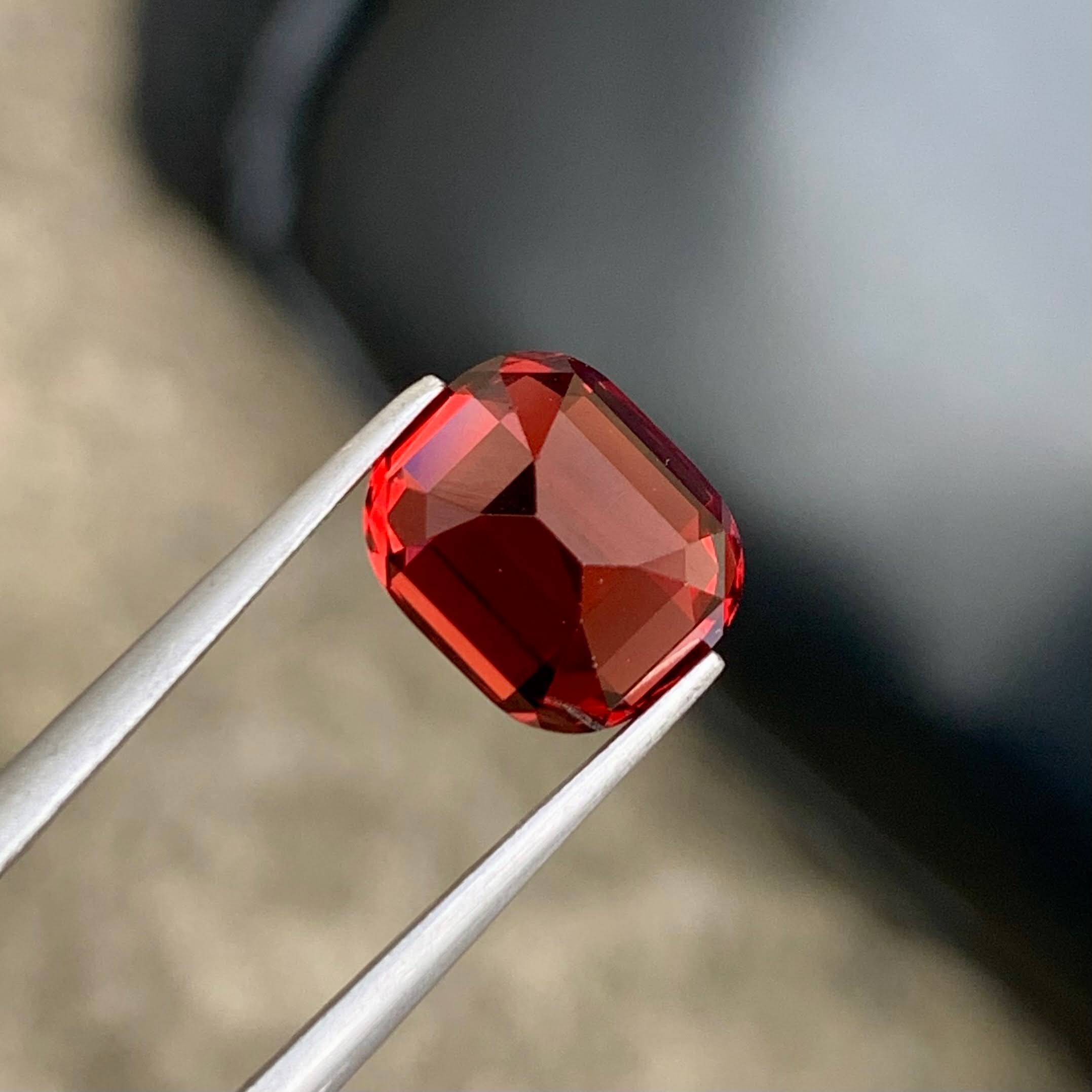 5.93Ct Bright Red Garnet