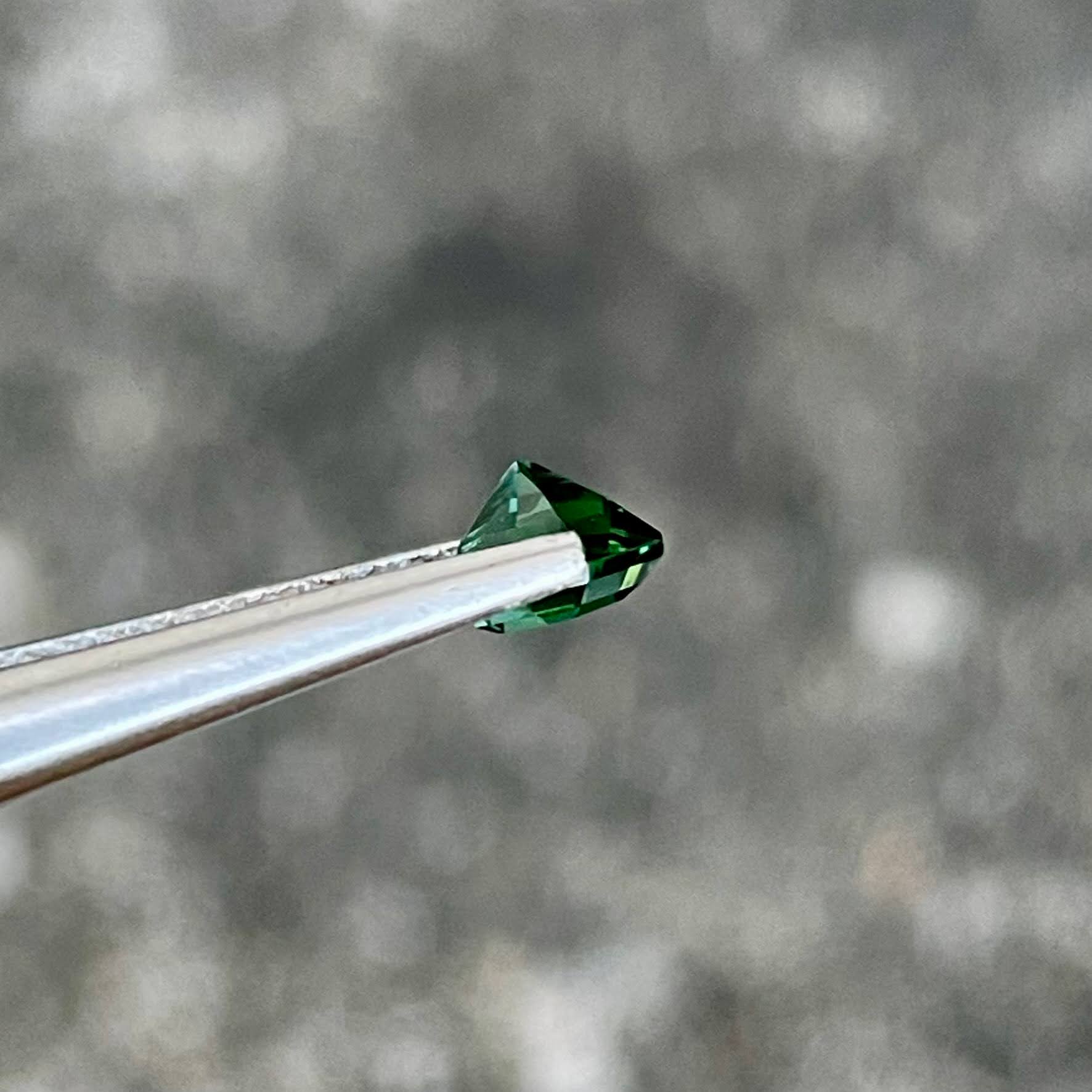 0.58 Carats Greenish Blue Tourmaline