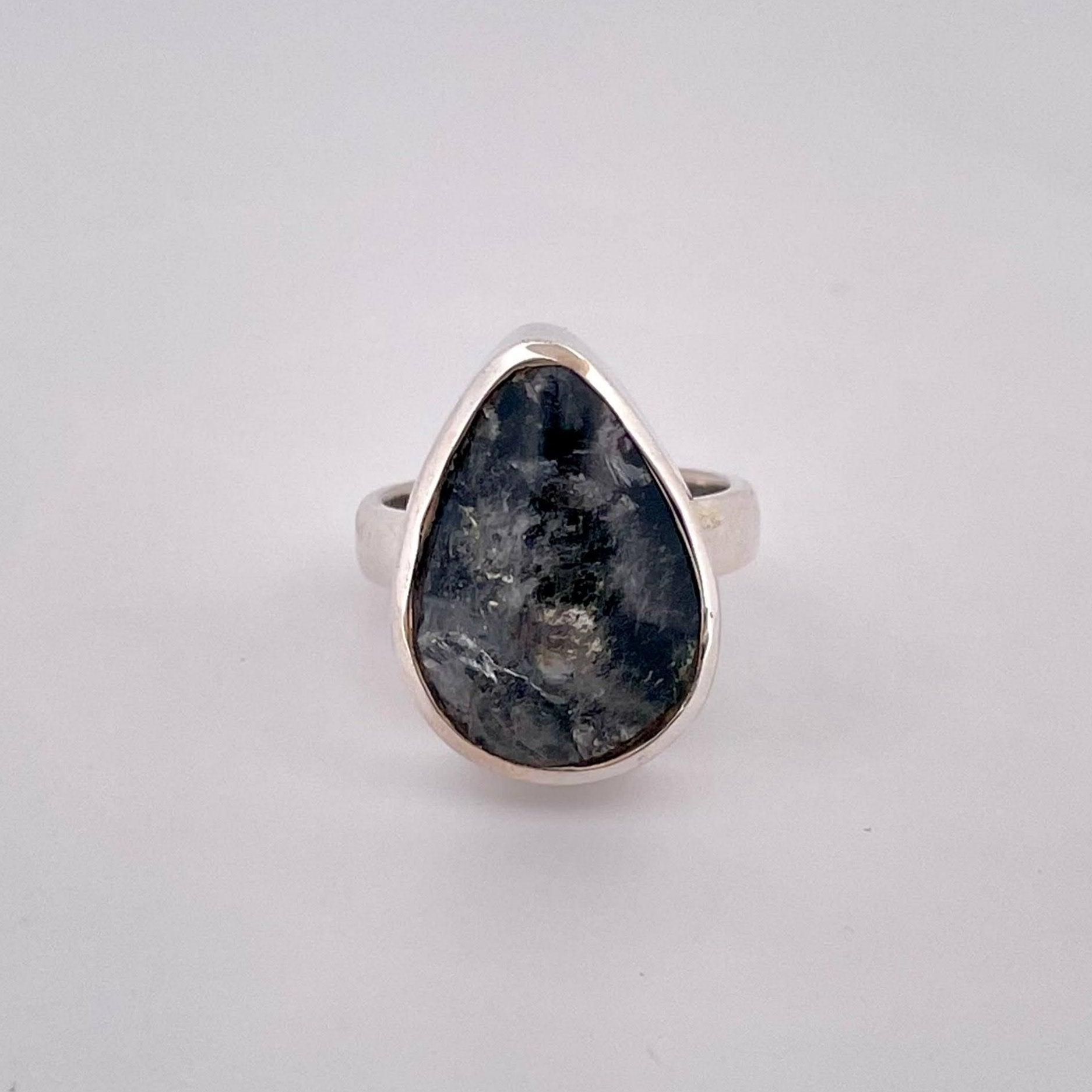 Handmade Rutile Quartz Silver Ring