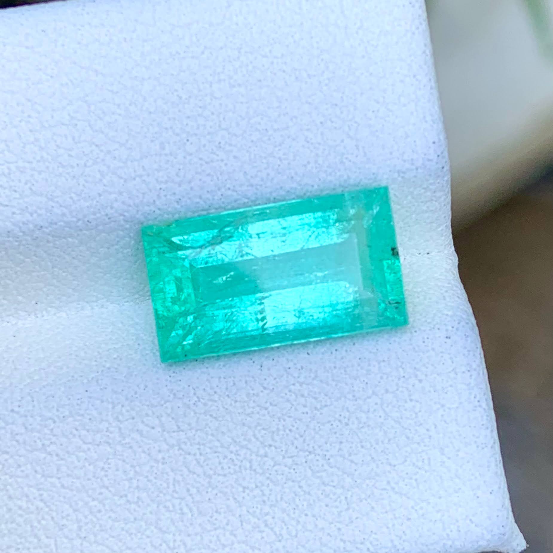 4.07ct Panjshir Emerald Baguette Cut