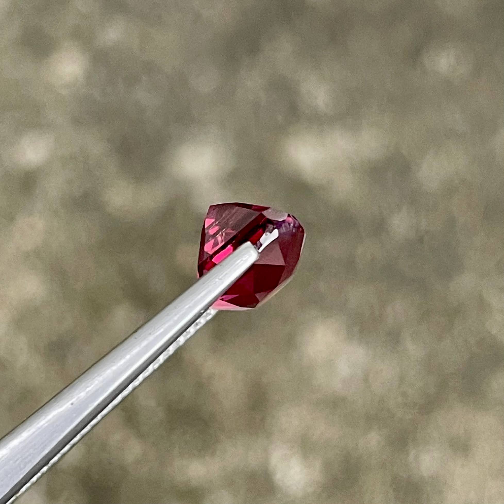 3.57 Carats Peachy Pink Spinel Stone