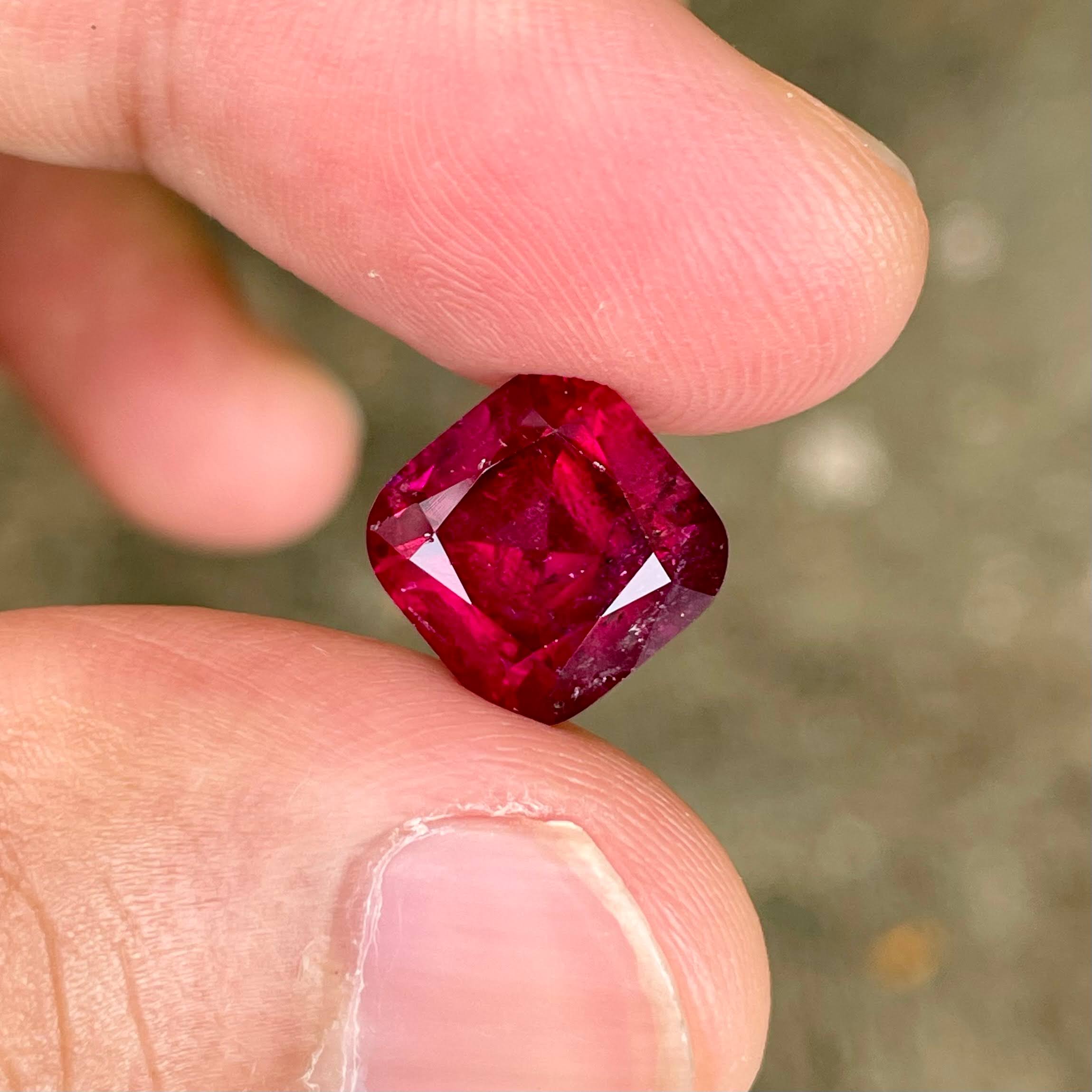 5.15 Carats Rubelite Tourmaline Stone