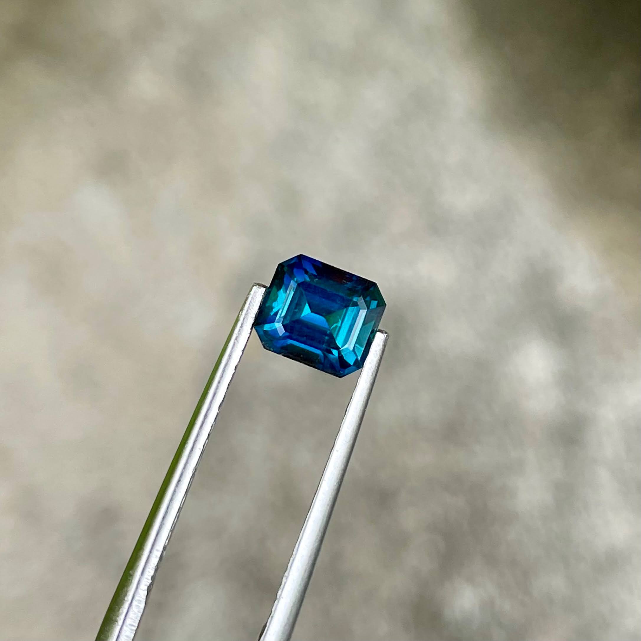 1.13 Carat Ink Blue Tourmaline Stone