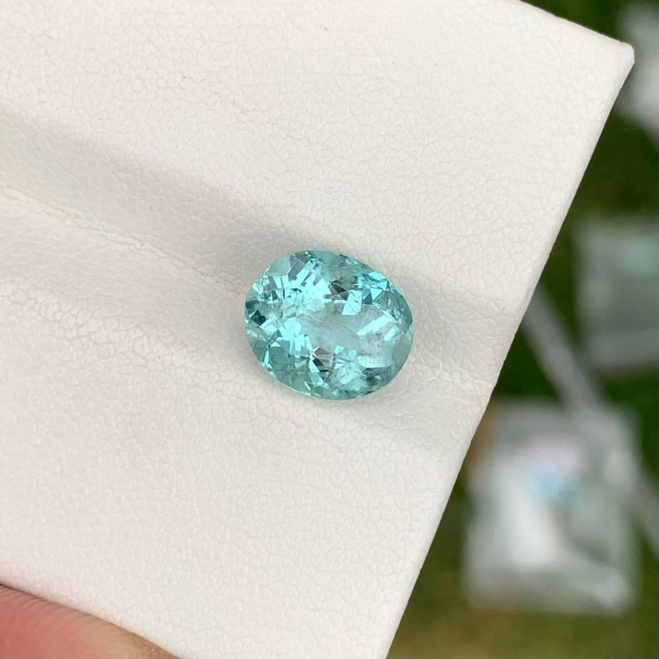 2.60 Carats Deep Blue Aquamarine Stone