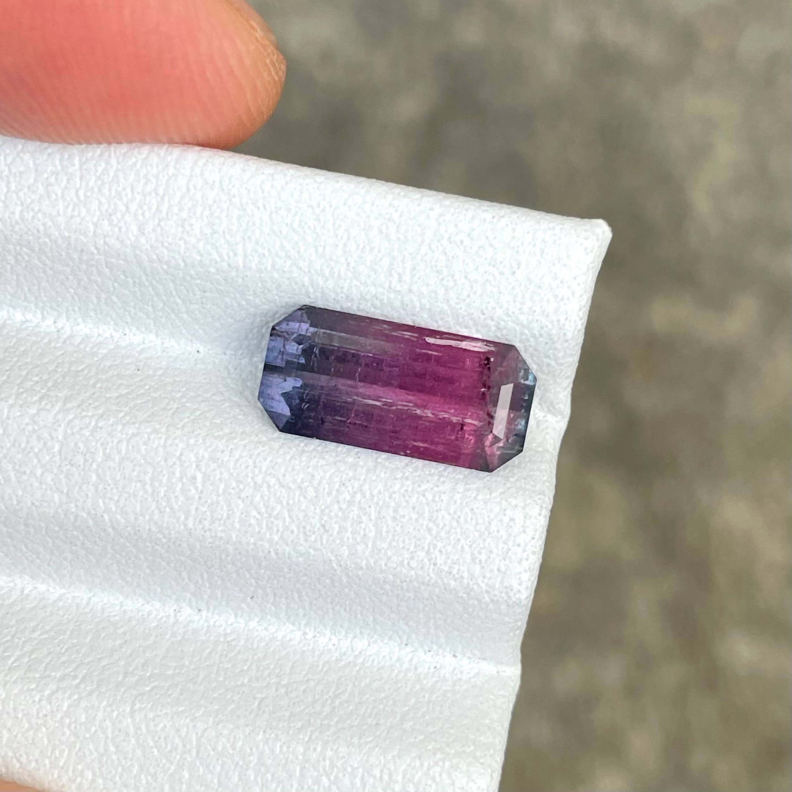 3.38 Carat Bi Color Tourmaline Stone