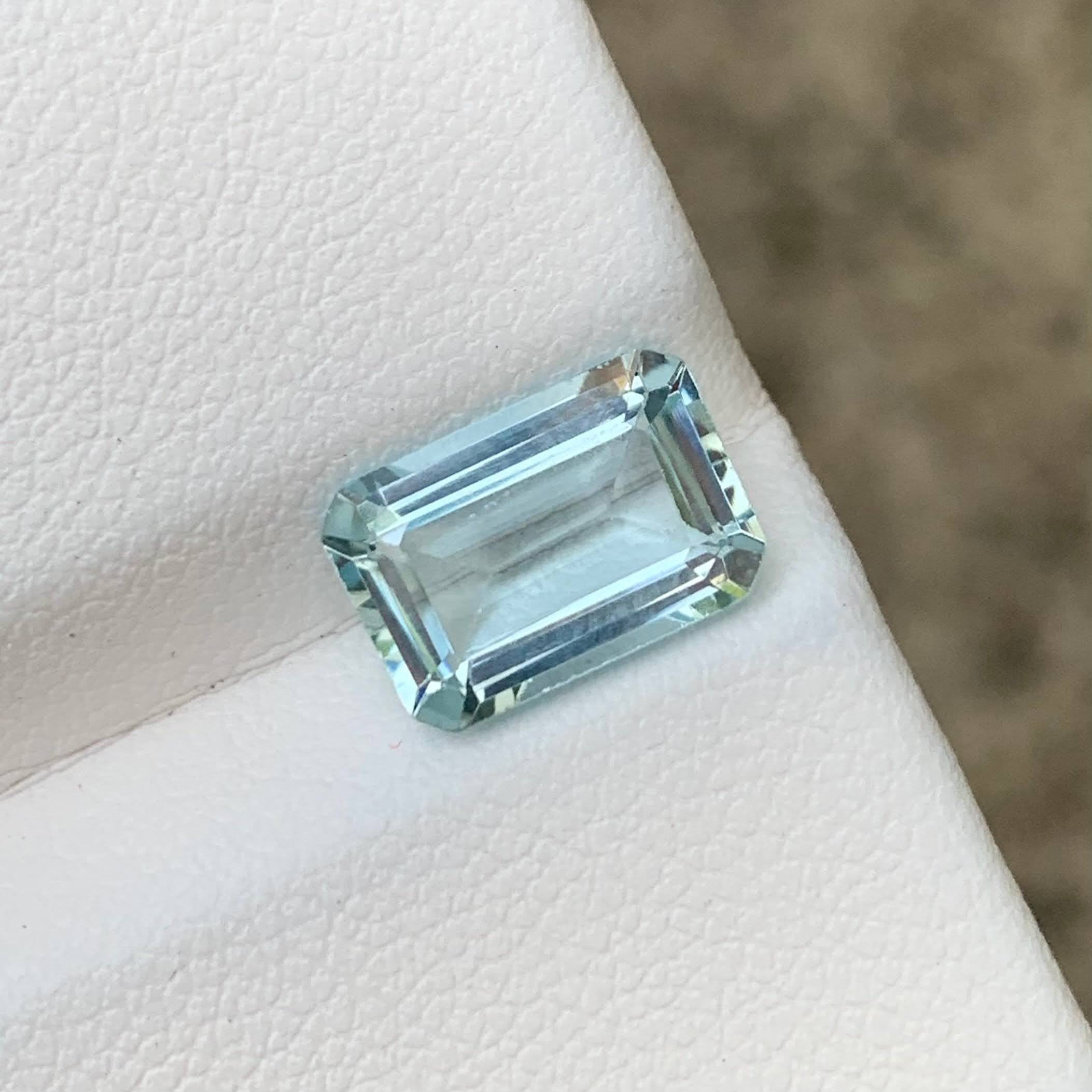 2.45ct Light Blue Aquamarine Emerald