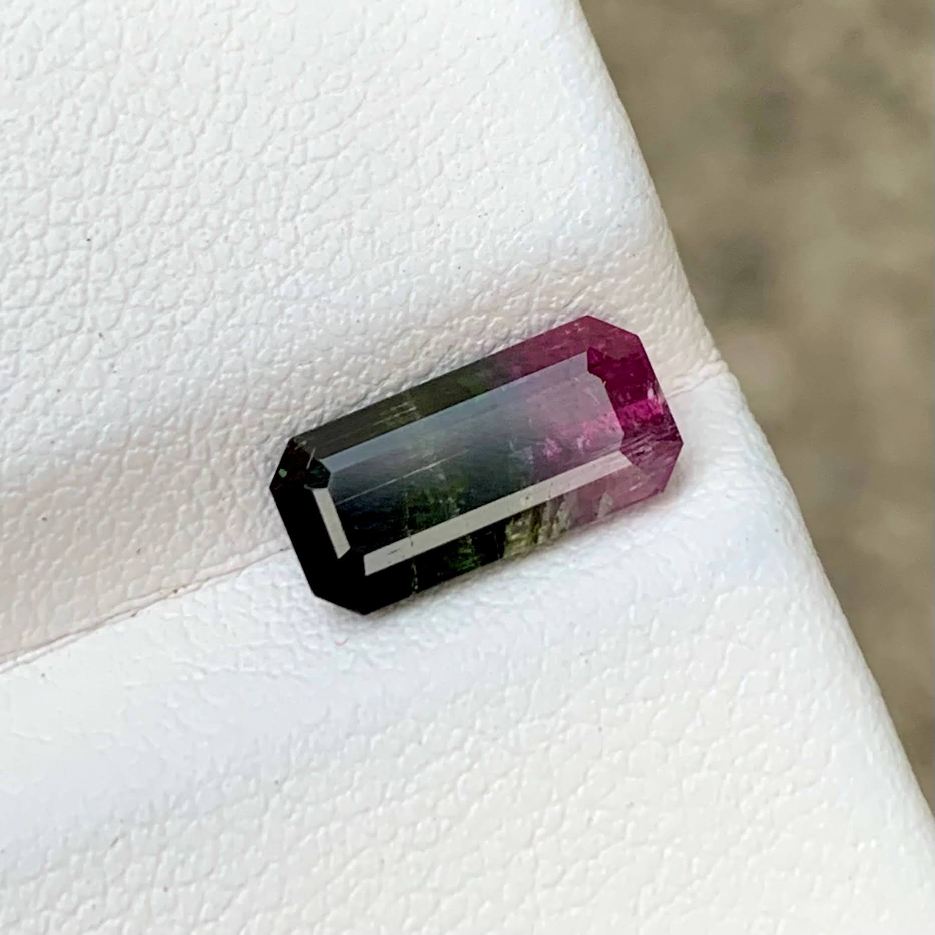 2.32ct Natural Bi-Color Tourmaline Emerald