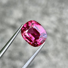 3.96 Carat Pink Spinel Gem Cushion Cut 