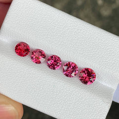 2.41 carats 5 Piece Pink Spinel Lot