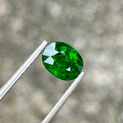 1.47 Carats Green Tsavorite Oval Garnet 