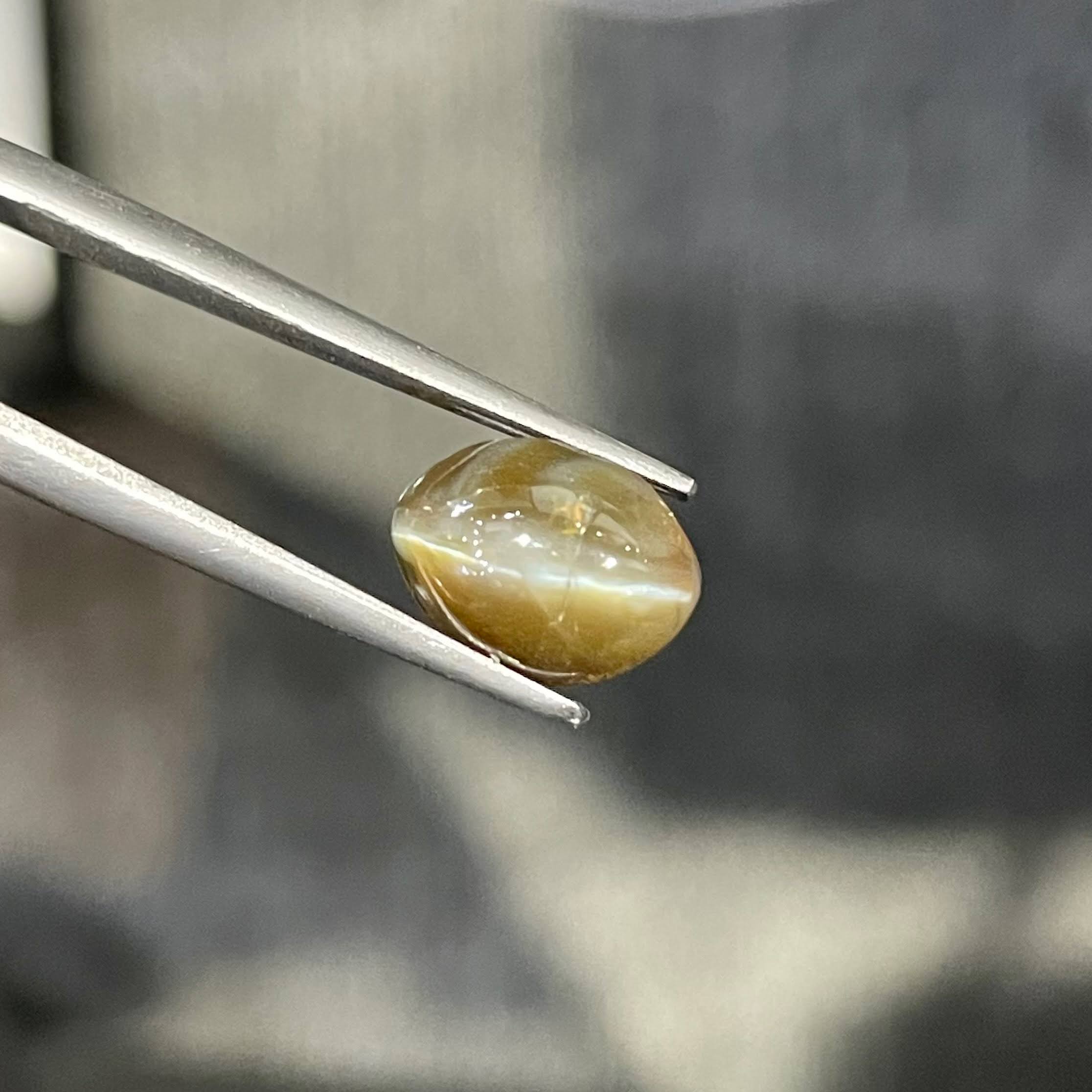 5.11 Carats Certified Cat Eye Chrysoberyl