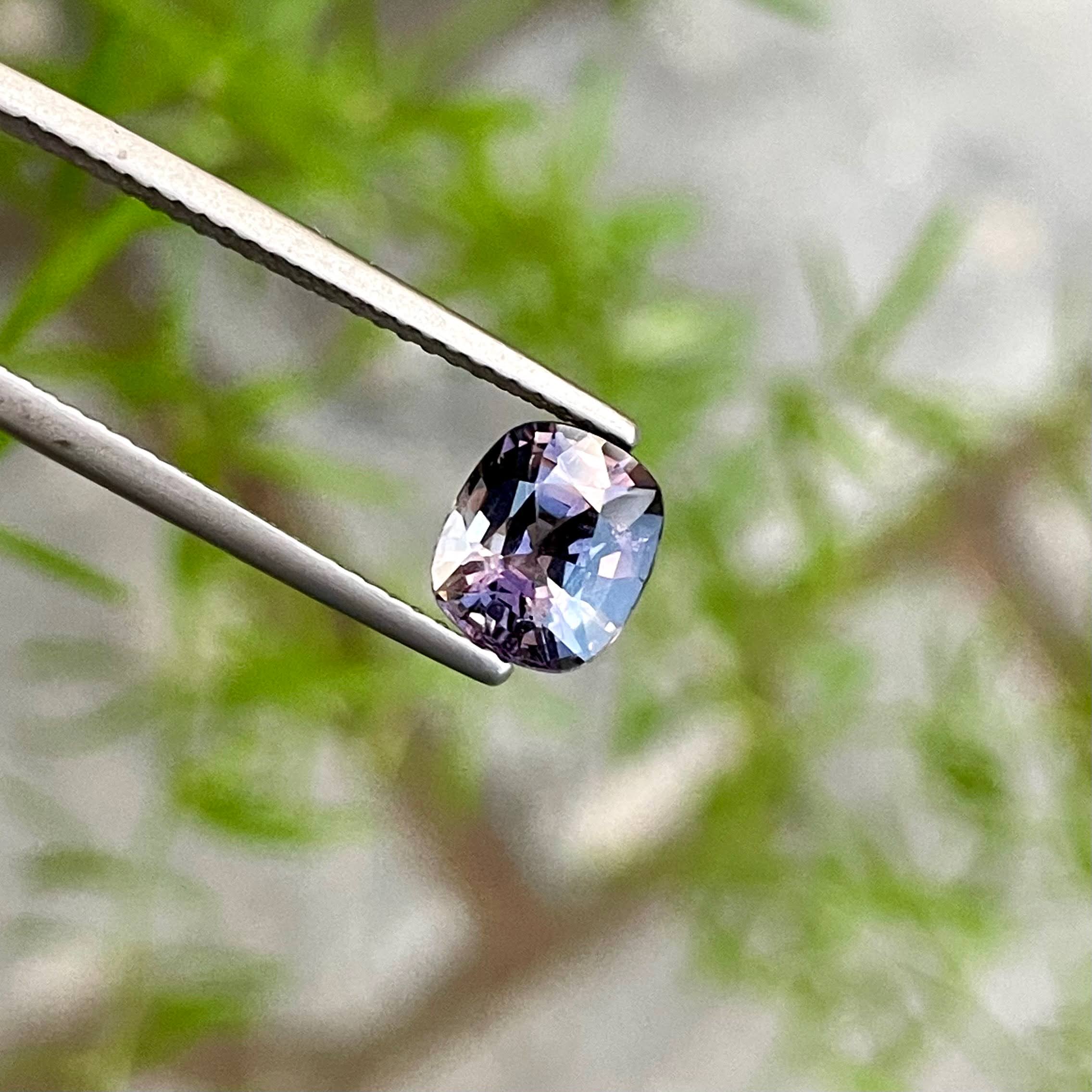 1.50 Carats Gray Burmese Spinel Stone