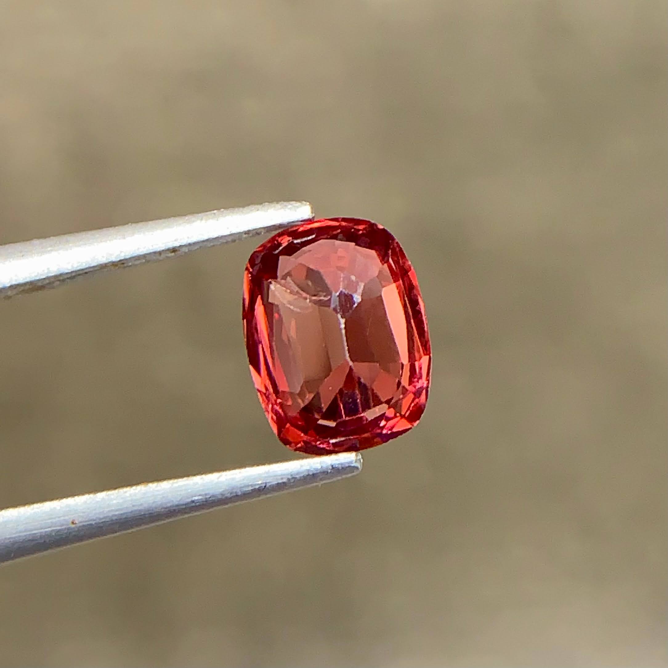  1.15Ct Orange Red Spinel
