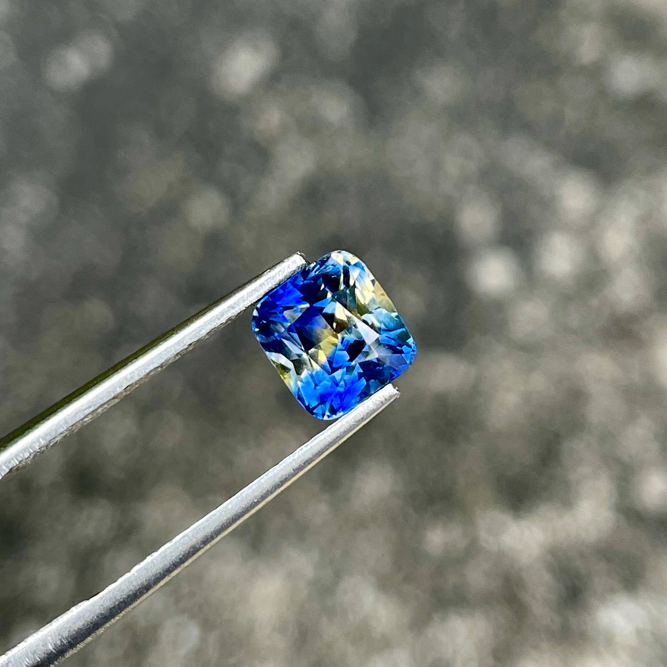 2.16 Carats Blue Parti Sapphire Stone