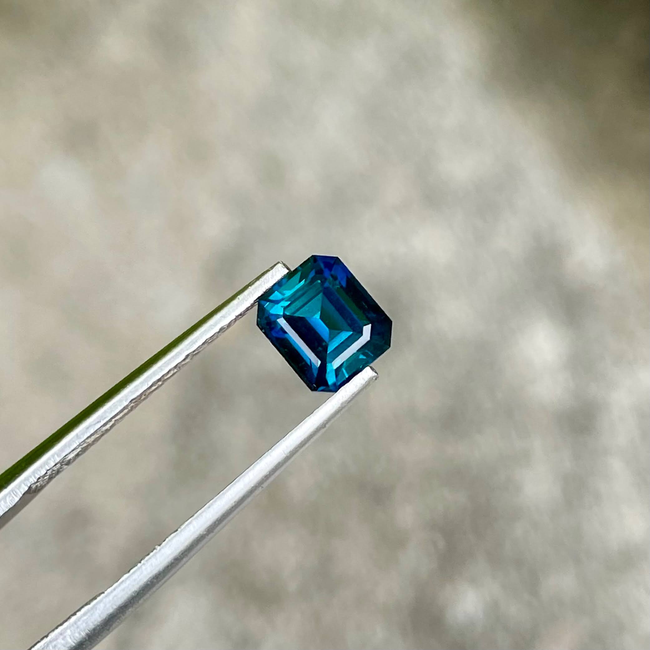 1.13 Carat Ink Blue Tourmaline Stone