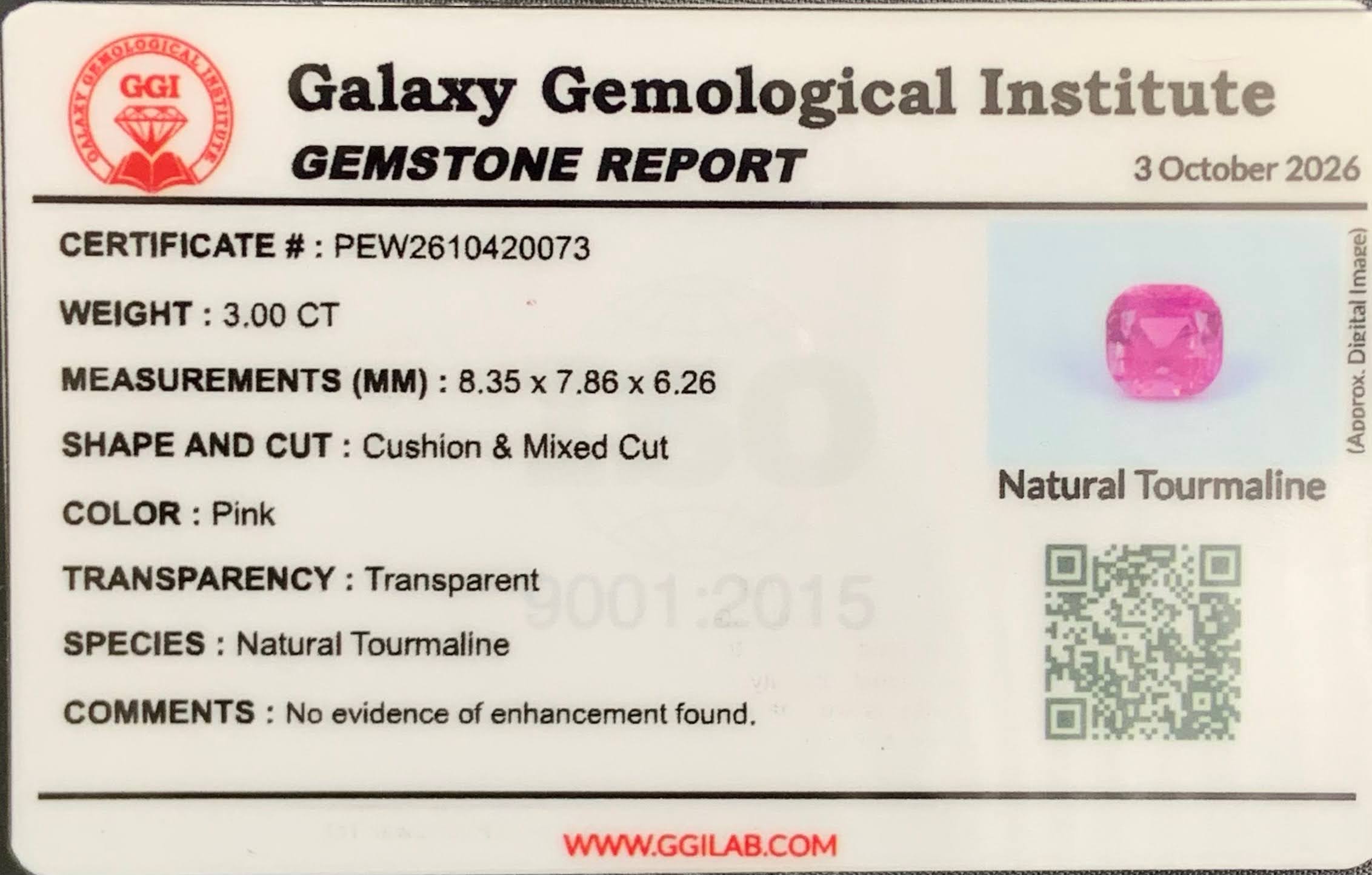 3-00-carats-certified-pink-tourmaline-cushion-mixed-cut-afghan-gemstone