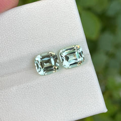 4.10 Carats Cushion Tourmaline Pair