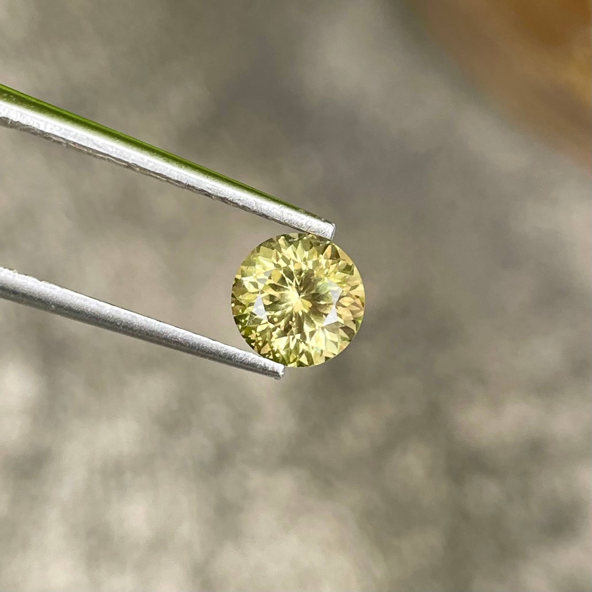 1.42 Carat Yellow Chrysoberyl Gemstone