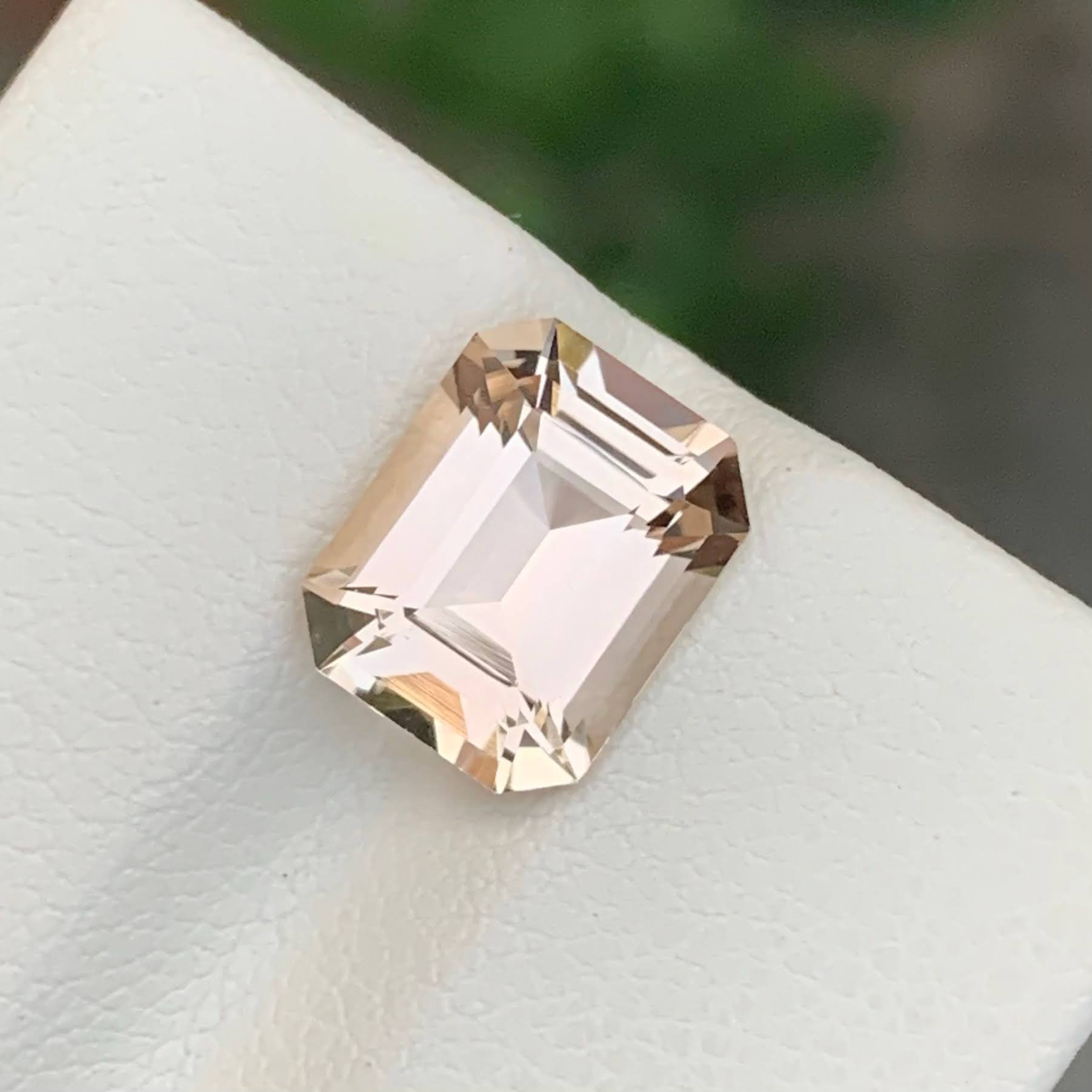 3.50 Carats Topaz Stone Emerald Cut