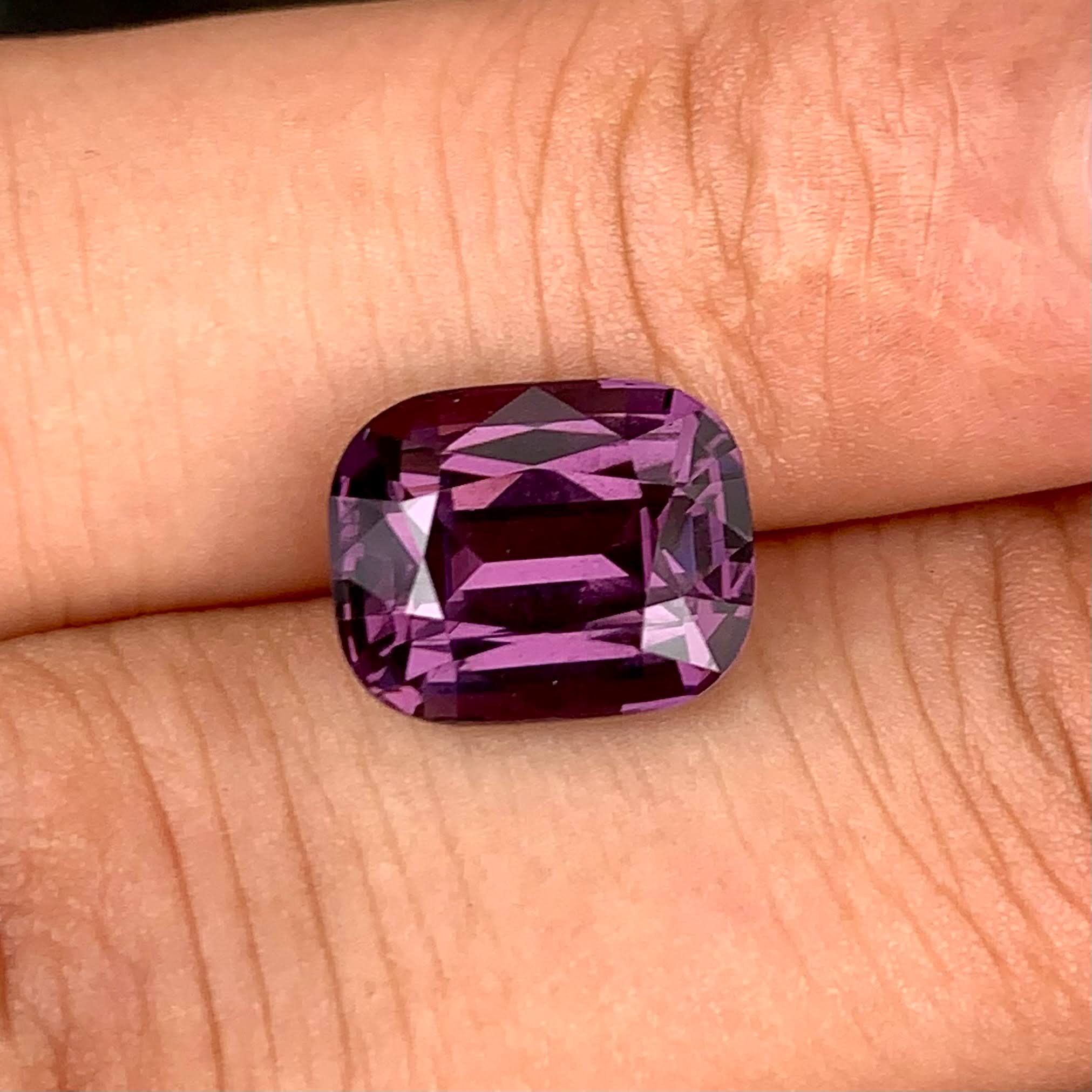 6.06Ct Pinkish Purple Spinel