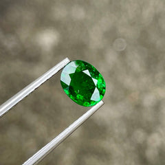 1.17 Carats Green Tsavorite Oval Garnet