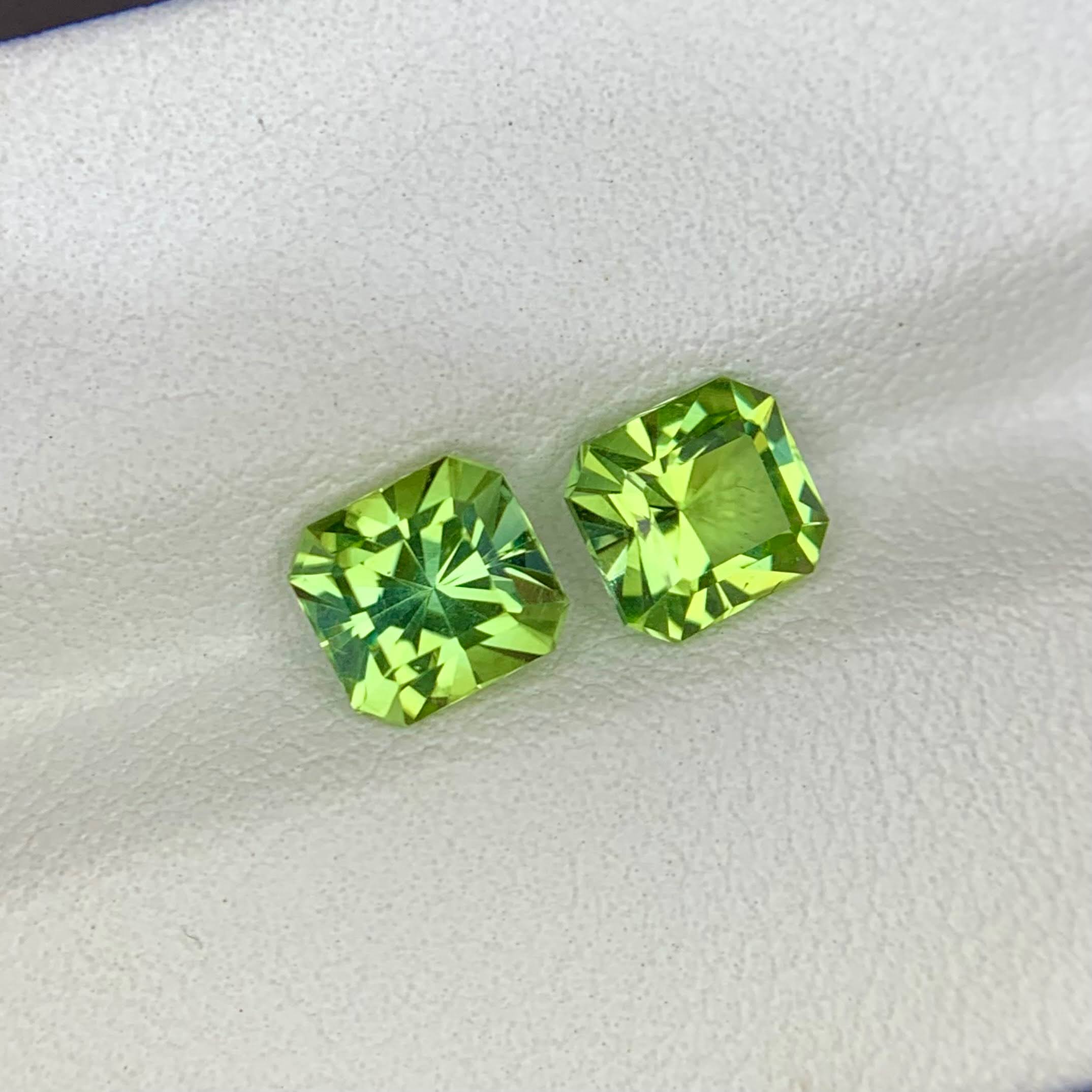2.23 Ct Green Afghan Tourmaline Pair