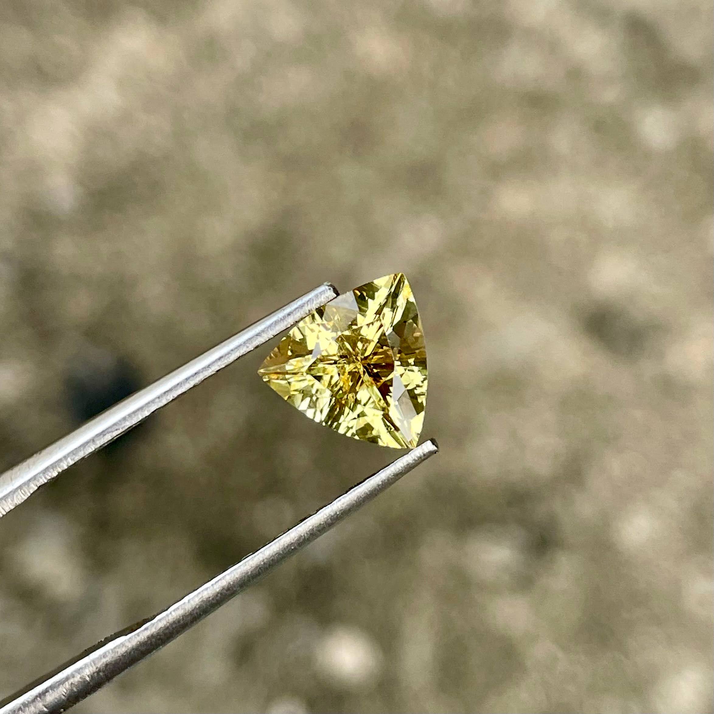 1.71 Carat Yellow Chrysoberyl Gemstone