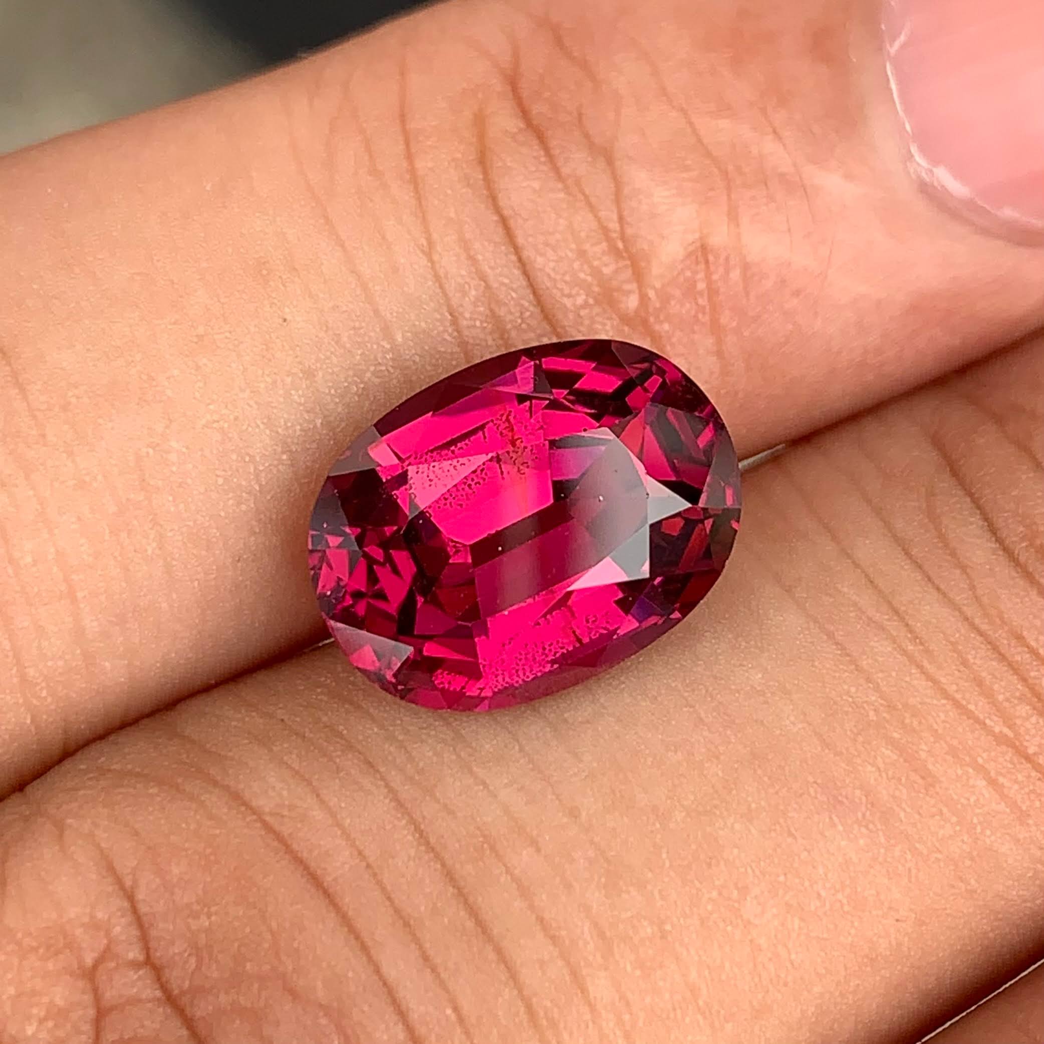 6.51Ct Rose Garnet