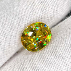 4.95 Carats Oval Cut Sphene Gemstone