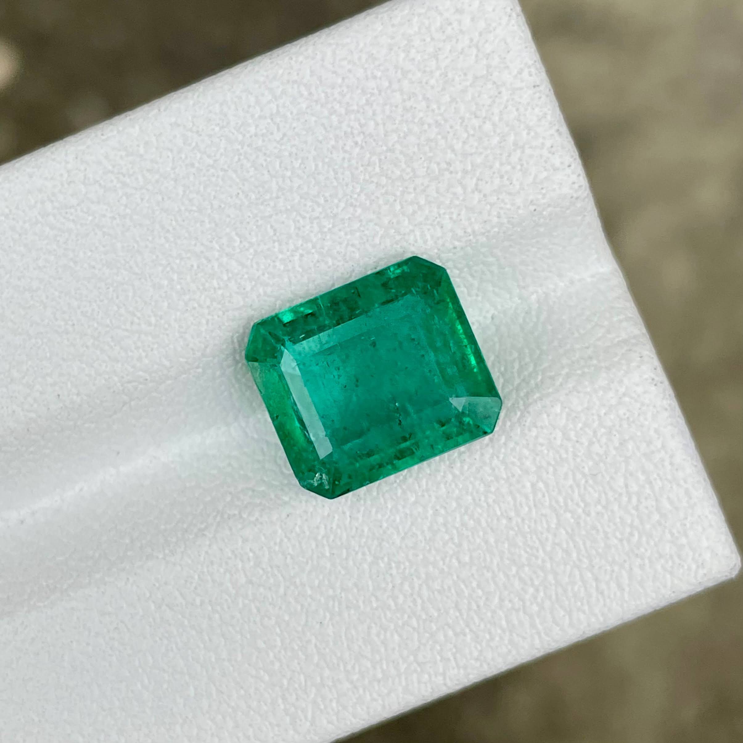 4.16 Carat ICA Certified Green Emerald 
