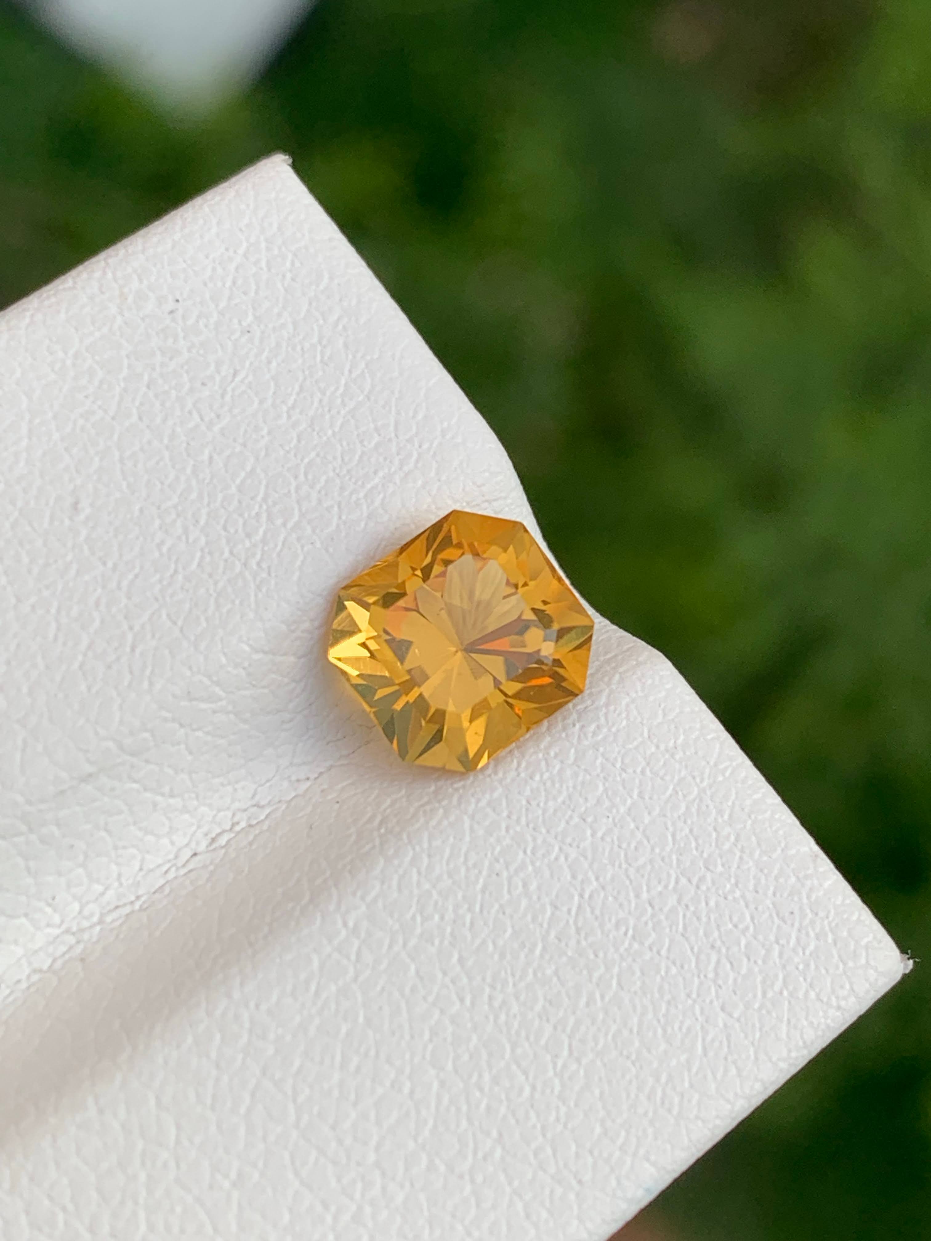 1.80 Carats Custom Precision Citrine