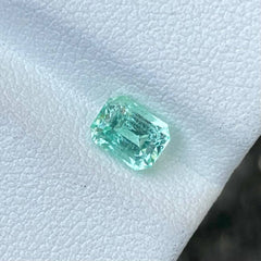 0.79ct Light Green Emerald Emerald Cut