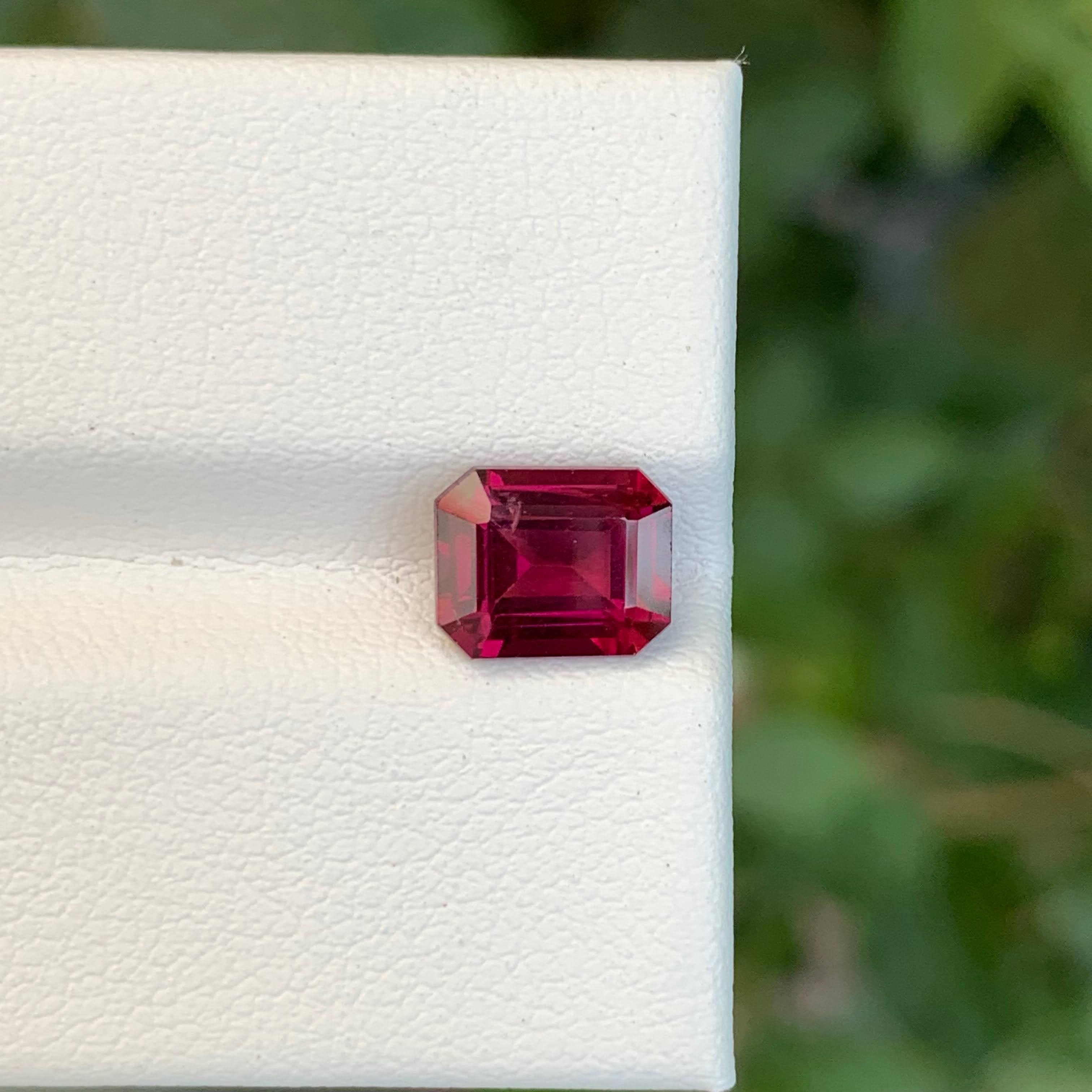 2.10 Carat Umbalite Garnet Emerald Cut