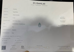 Certified 3.11Ct Paraiba Tourmaline