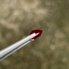 Open red Ruby from Mozambique