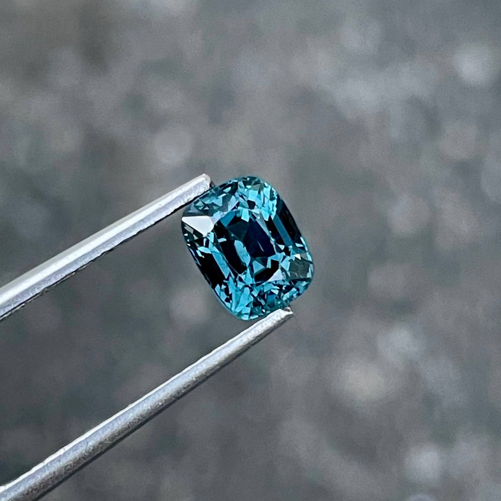  1.56 Carats Teal Blue Spinel Stone