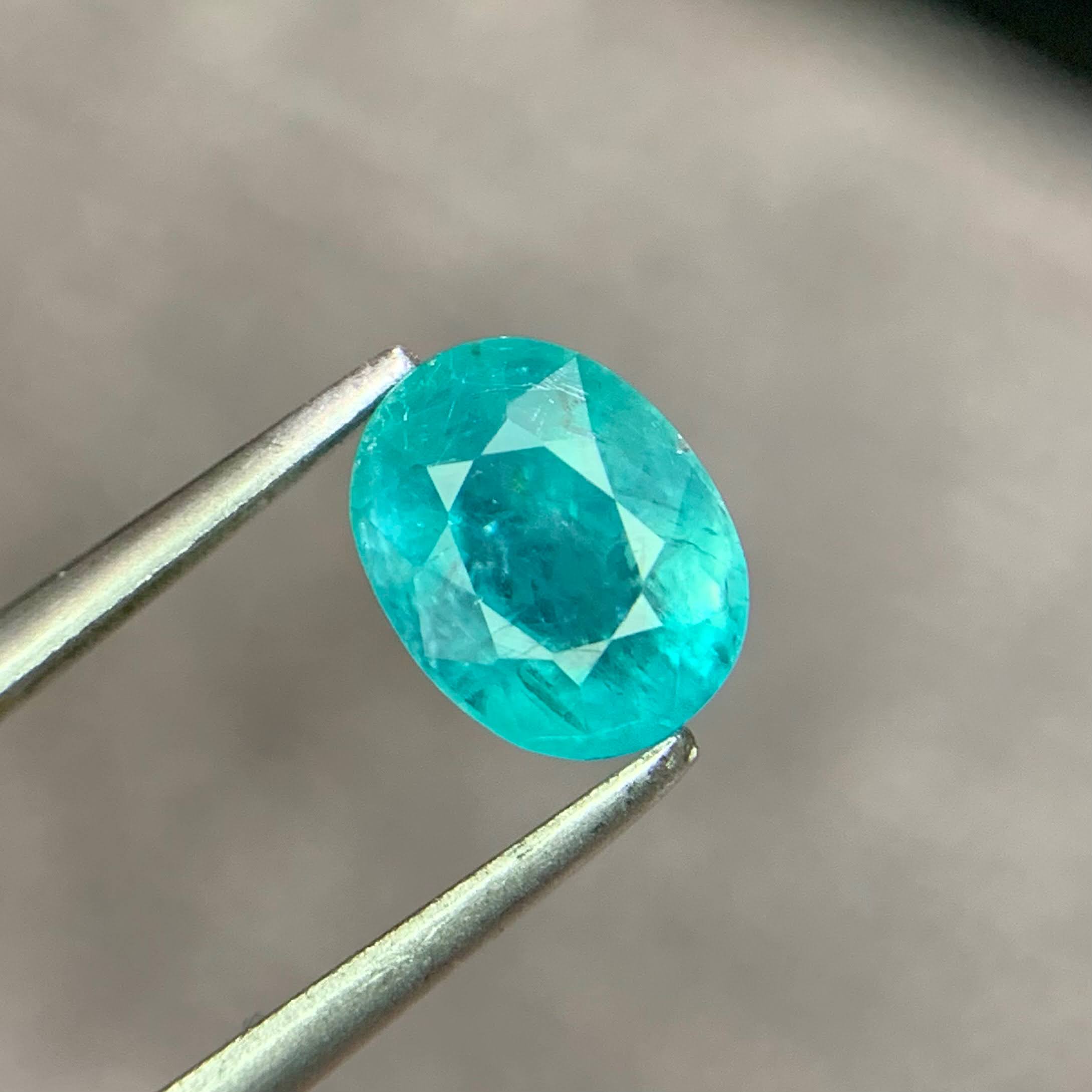  1.23 Ct Rare Blue Grandidierite Oval