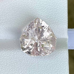 9.45 Carats Morganite Triangular Shape