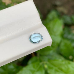 1.15 Carats Blue Aquamarine Oval Stone