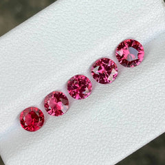 2.41 carats 5 Piece Pink Spinel Lot