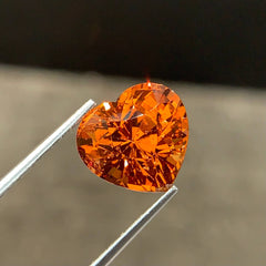 7.33Ct Heart Spessartite Garnet Loose Gem