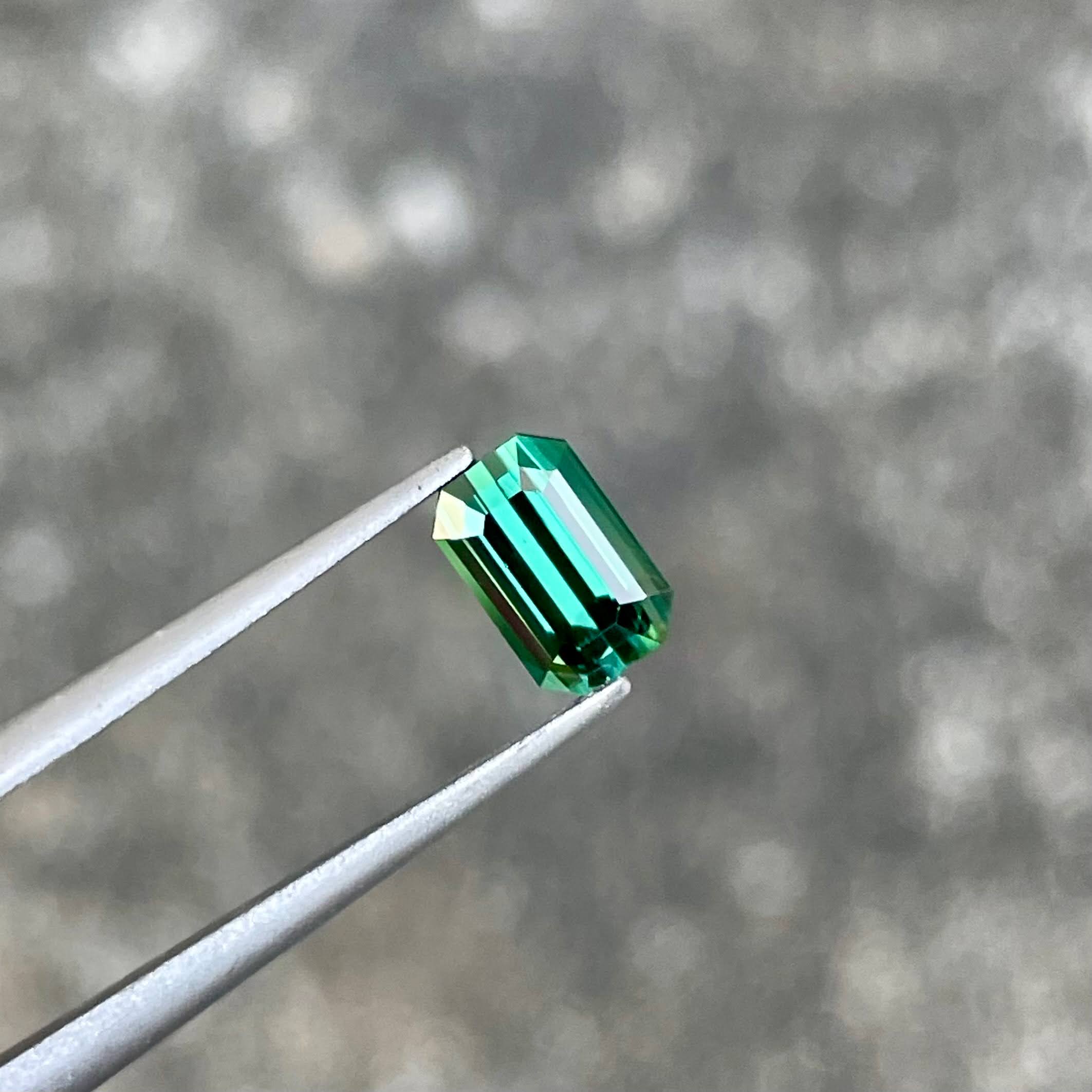 0.98 Carats Greenish Blue Tourmaline