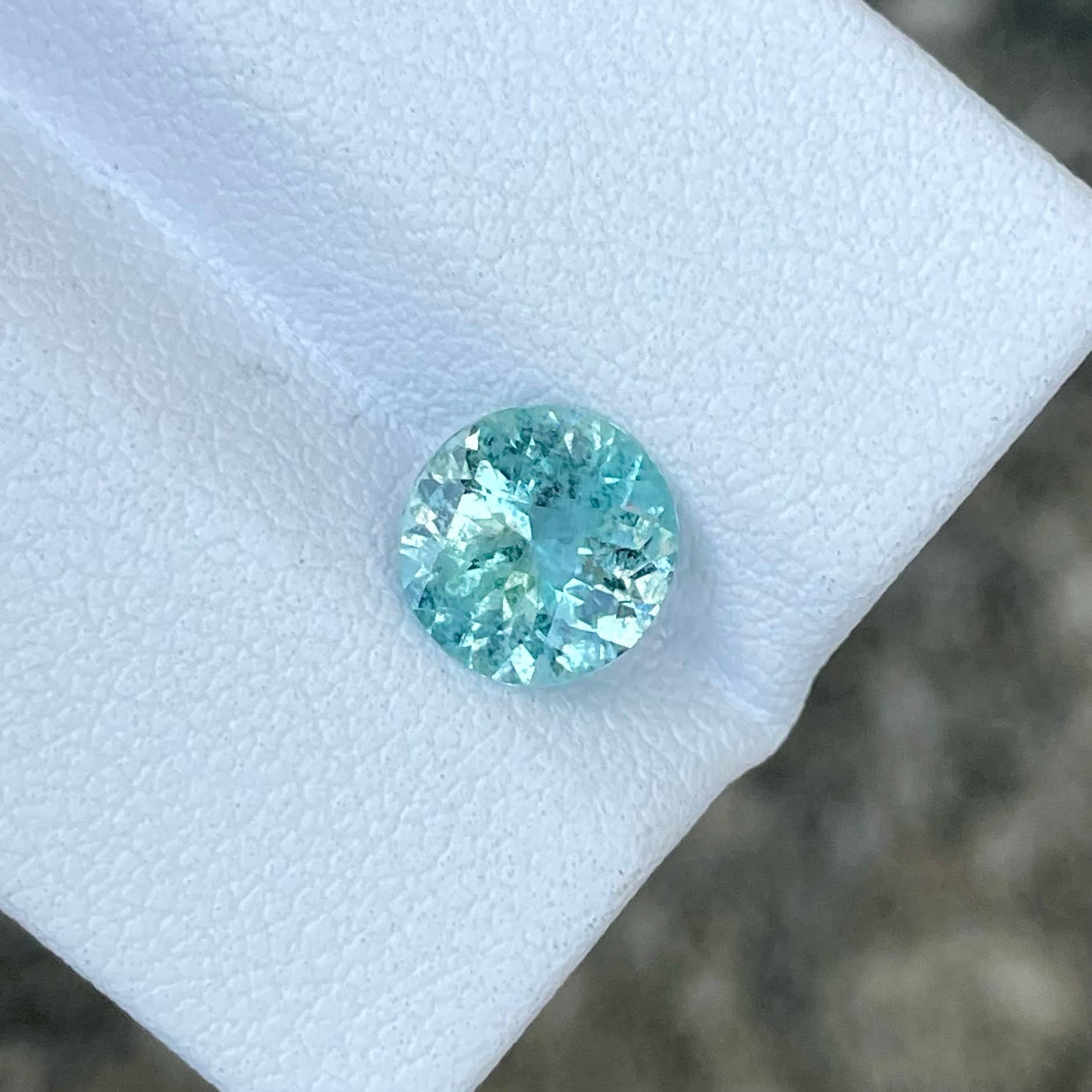 1.02 Carat Round Aquamarine Gemstone